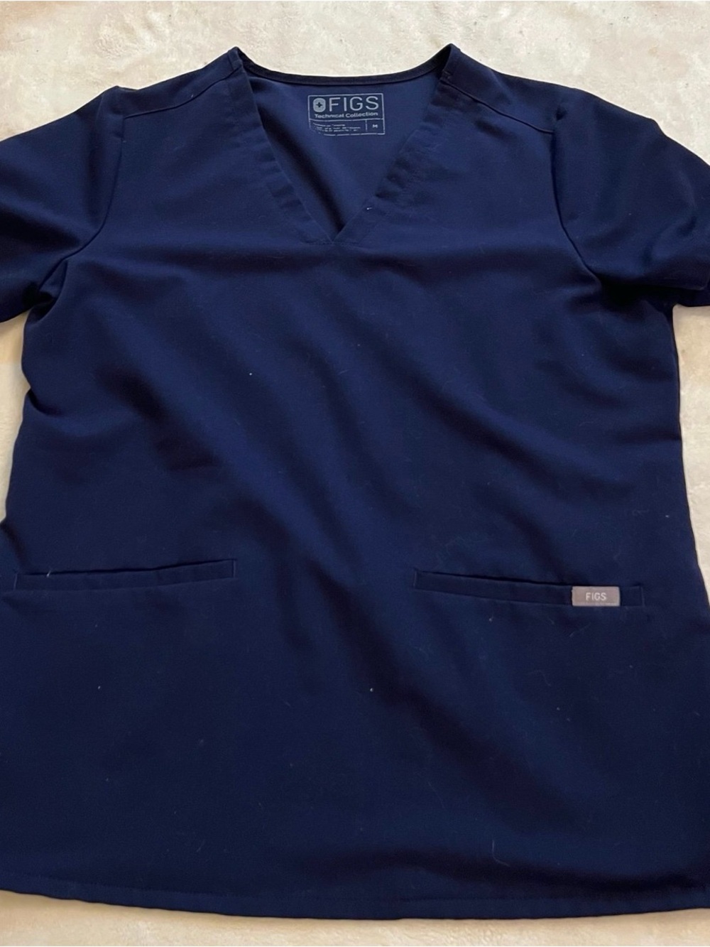 FIGS Casma Scrub Top Royal Blue
